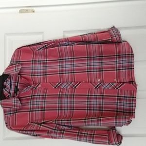 Talbots  plaid Blouse